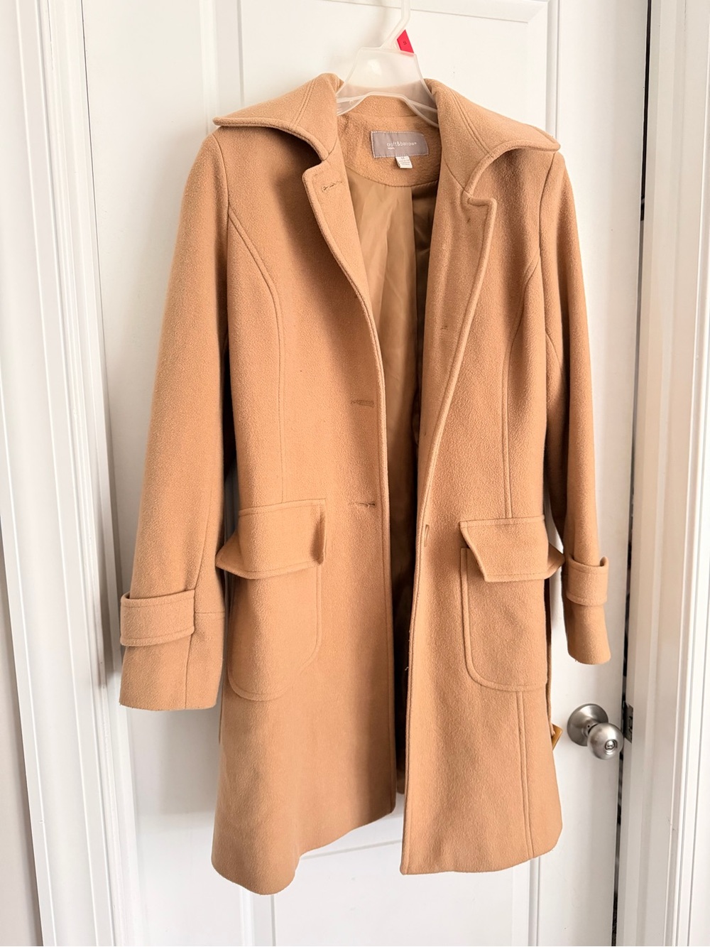 Croft & Barrow Camel Wool Blend Coat | medium - Picture 4 of 7